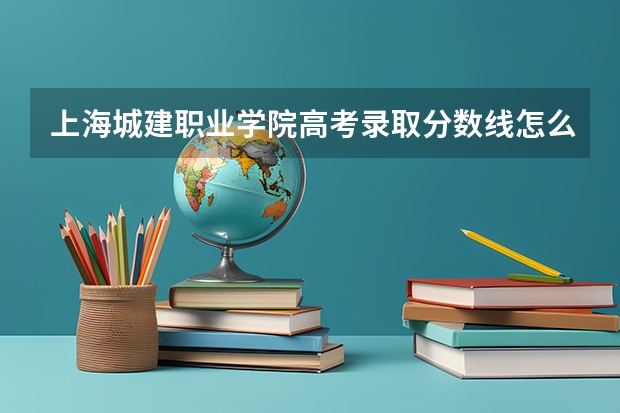 上海城建职业学院高考录取分数线怎么算？