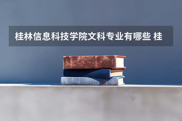 桂林信息科技学院文科专业有哪些 桂林信息科技学院文科专业排名