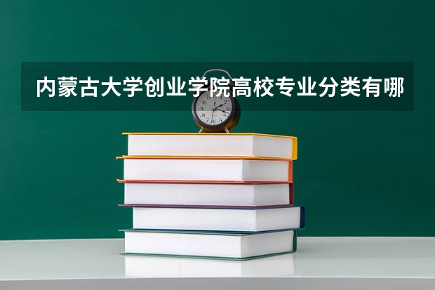 内蒙古大学创业学院高校专业分类有哪些 内蒙古大学创业学院各专业排名情况