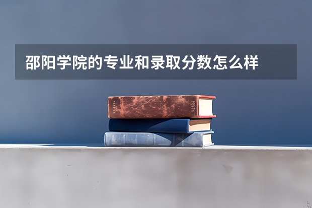 邵阳学院的专业和录取分数怎么样
