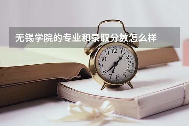 无锡学院的专业和录取分数怎么样