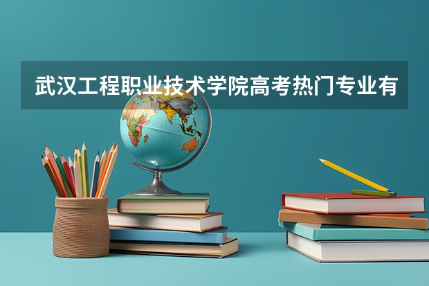 武汉工程职业技术学院高考热门专业有哪些？（热门专业推荐）