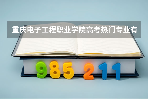 重庆电子工程职业学院高考热门专业有哪些？（热门专业推荐）