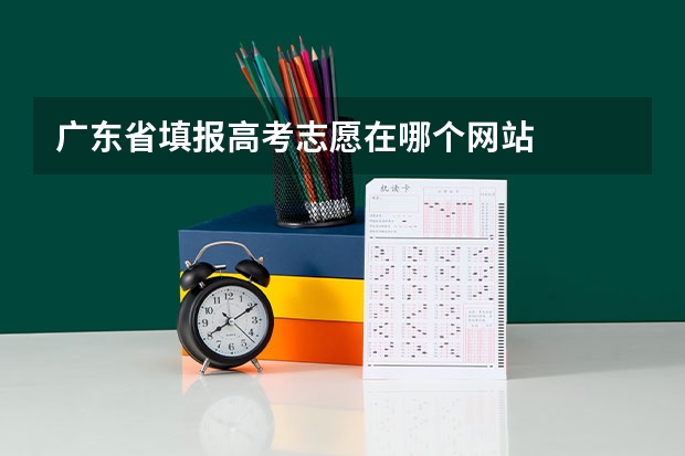 广东省填报高考志愿在哪个网站