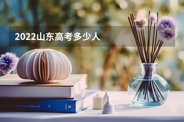 2022山东高考多少人