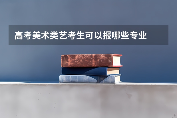 高考美术类艺考生可以报哪些专业