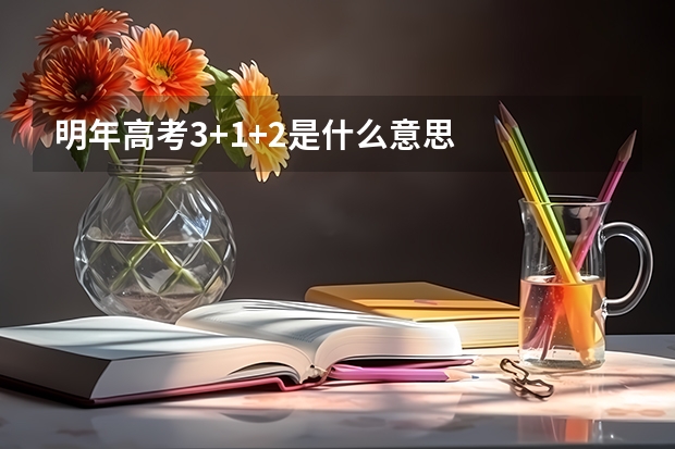 明年高考3+1+2是什么意思