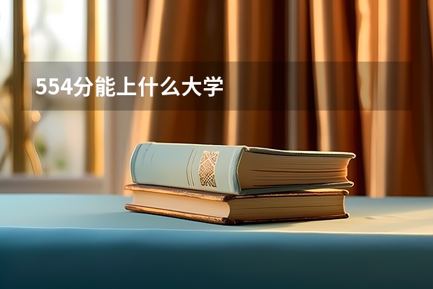 554分能上什么大学
