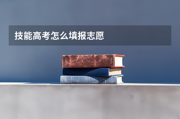 技能高考怎么填报志愿