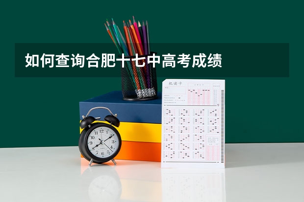 如何查询合肥十七中高考成绩