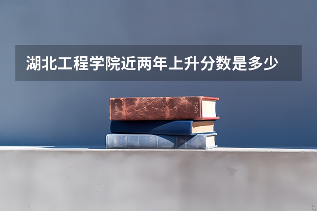 湖北工程学院近两年上升分数是多少