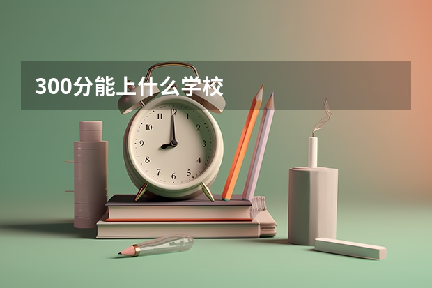 300分能上什么学校