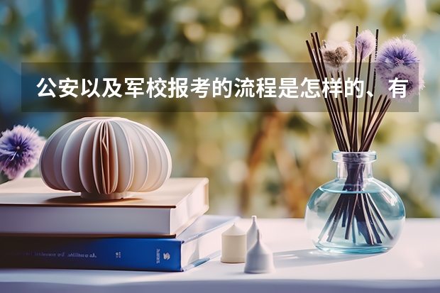 公安以及军校报考的流程是怎样的、有什么样的要求