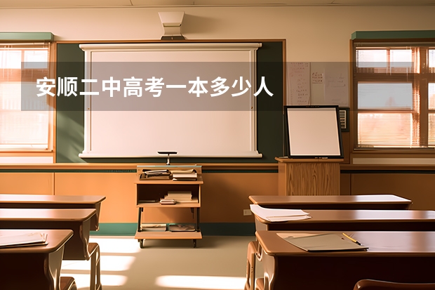 安顺二中高考一本多少人