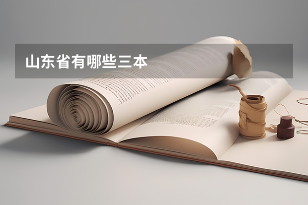 山东省有哪些三本