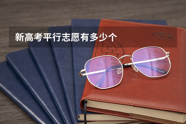 新高考平行志愿有多少个