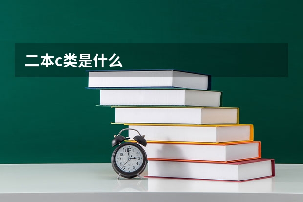 二本c类是什么