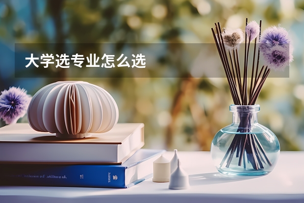大学选专业怎么选