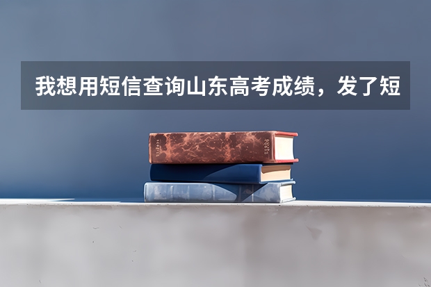 我想用短信查询山东高考成绩，发了短信总说有误，是不是我的身份证最后一位是X，系统不识别，怎么办呀