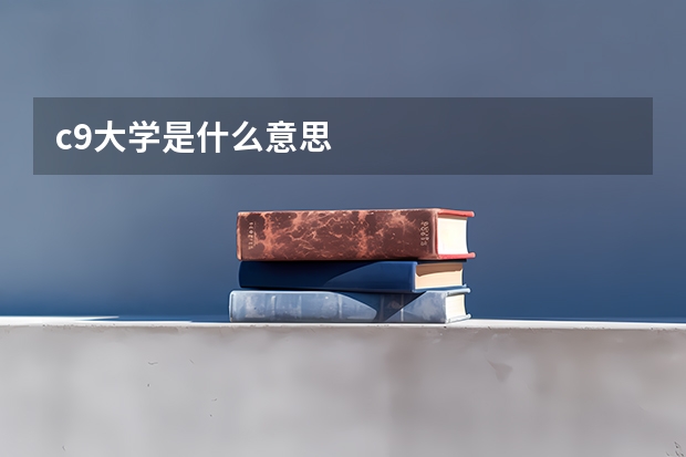 c9大学是什么意思