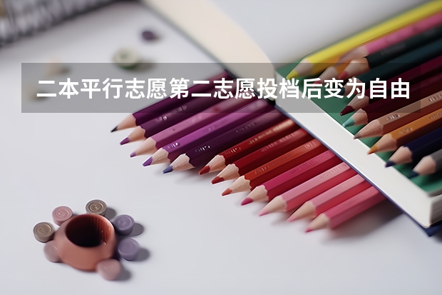 二本平行志愿第二志愿投档后变为自由可投可以被后面报的学院录取吗？