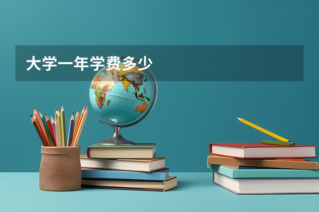 大学一年学费多少