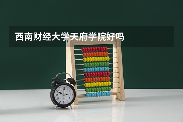 西南财经大学天府学院好吗