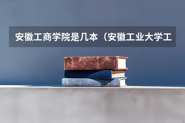 安徽工商学院是几本（安徽工业大学工商学院网站网址）