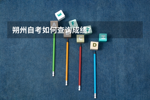 朔州自考如何查询成绩？
