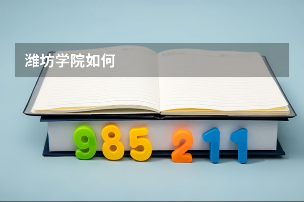 潍坊学院如何