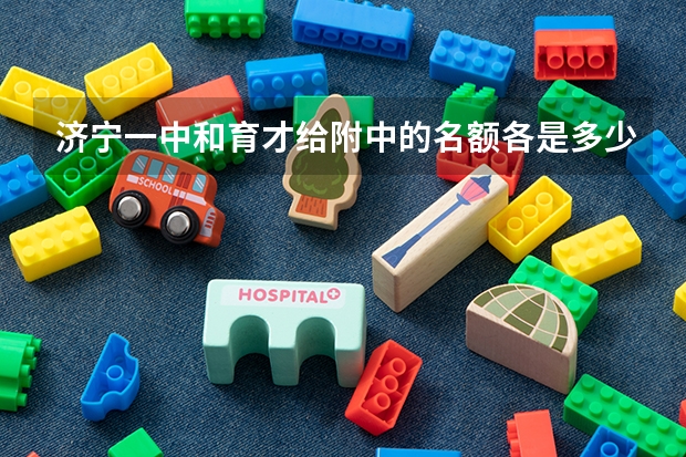 济宁一中和育才给附中的名额各是多少？？
