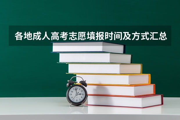 各地成人高考志愿填报时间及方式汇总 新疆成人高考网上报名8月28日开始