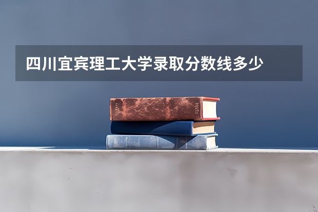 四川宜宾理工大学录取分数线多少