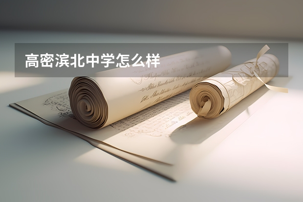 高密滨北中学怎么样