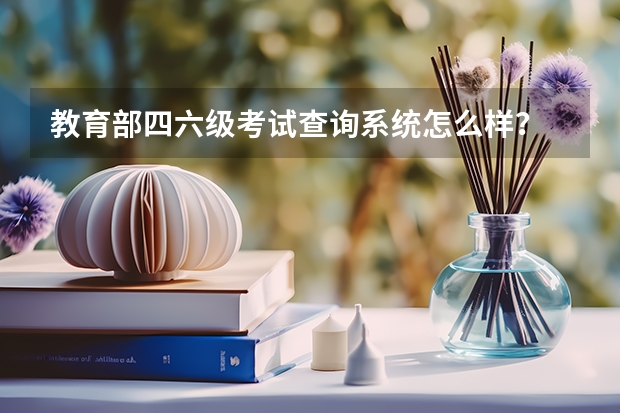 教育部四六级考试查询系统怎么样？