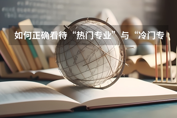 如何正确看待“热门专业”与“冷门专业”？究竟该如何选专业？