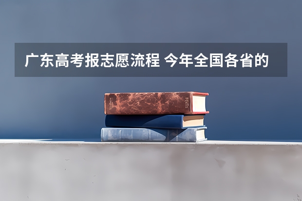 广东高考报志愿流程 今年全国各省的高考志愿填报时间是几号？