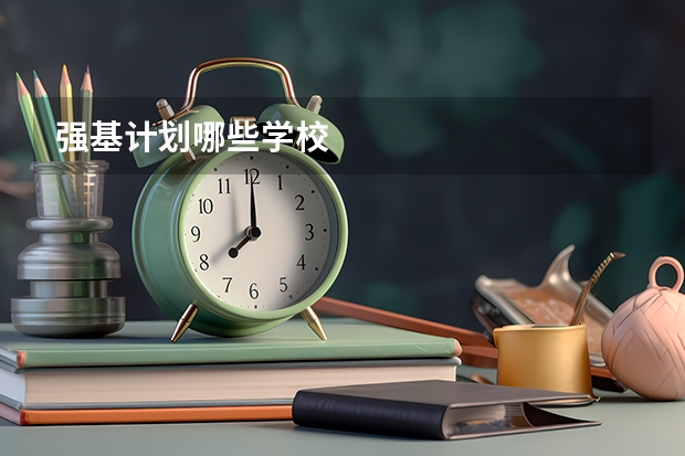 强基计划哪些学校