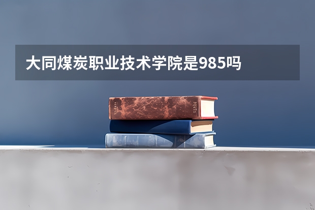 大同煤炭职业技术学院是985吗