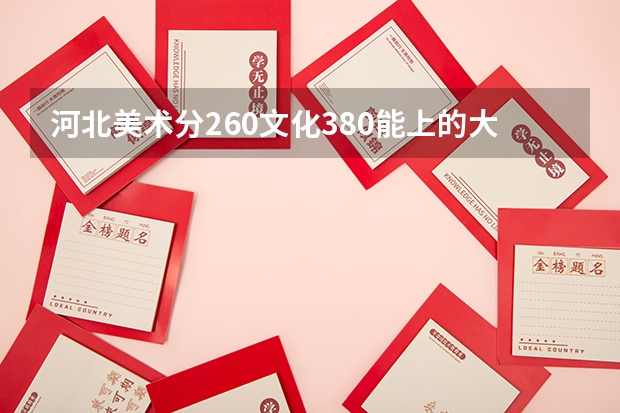 河北美术分260文化380能上的大学 北京农学院分数线