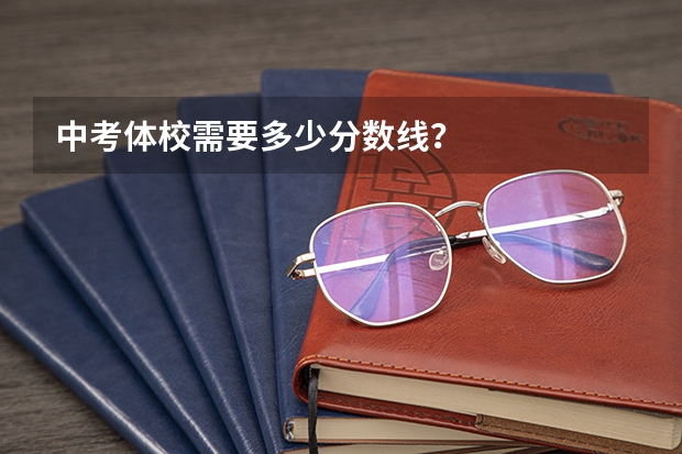 中考体校需要多少分数线？
