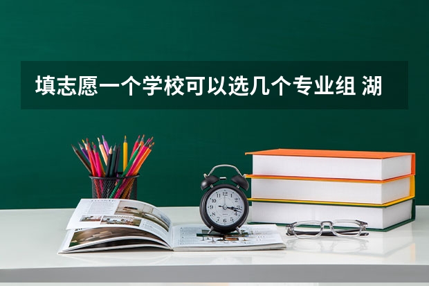 填志愿一个学校可以选几个专业组 湖北高考志愿可以填几个学校几个专业