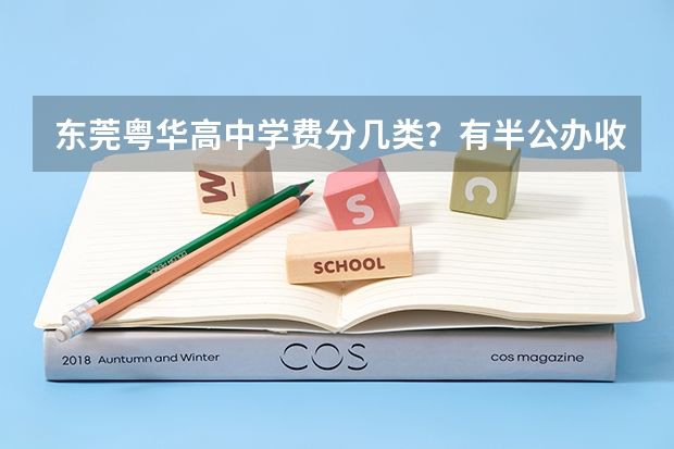 东莞粤华高中学费分几类？有半公办收费吗？民办收费分A，B线吗？如果