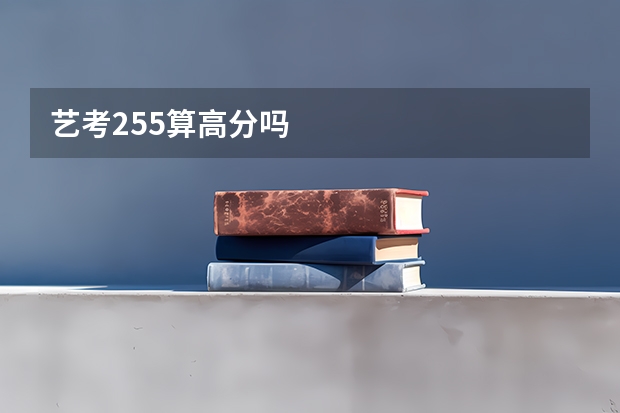 艺考255算高分吗