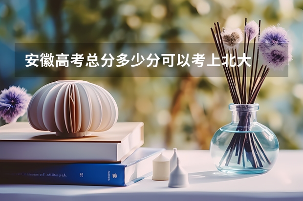 安徽高考总分多少分可以考上北大