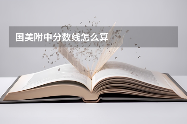 国美附中分数线怎么算