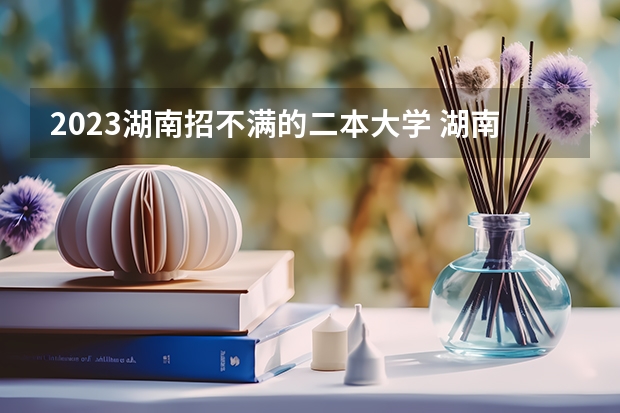 2023湖南招不满的二本大学 湖南理工学院南湖学院2023录取分数线