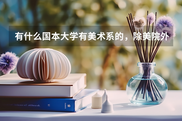 有什么国本大学有美术系的，除美院外。
