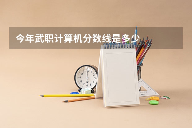 今年武职计算机分数线是多少