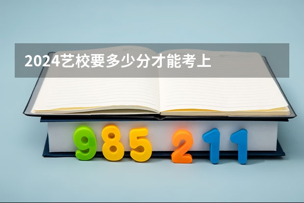2024艺校要多少分才能考上